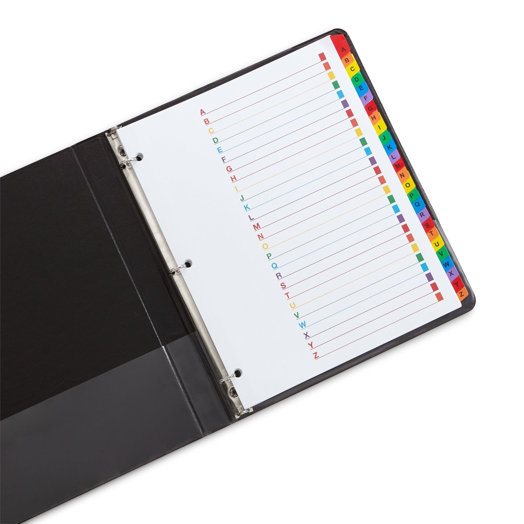 Custom Plastic Index 3 Ring Binder Divider Pocket Multi-Color Tab Divider -  China Clipboard, Ring Binder | Made-in-China.com