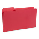 File Folders, Legal Size, Red, 100 Pack Folders Blue Summit Supplies 