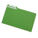 File Folders, Legal Size, Green, 100 Pack Folders Blue Summit Supplies 