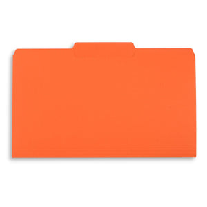 File Folders, Legal Size, Orange, 100 Pack Folders Blue Summit Supplies 