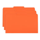 File Folders, Legal Size, Orange, 100 Pack Folders Blue Summit Supplies 