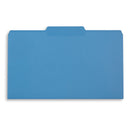 File Folders, Legal Size, Blue, 100 Pack Folders Blue Summit Supplies 