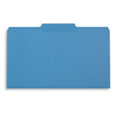 File Folders, Legal Size, Assorted Color, 100 Pack Folders Blue Summit Supplies 