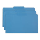 File Folders, Legal Size, Blue, 100 Pack Folders Blue Summit Supplies 