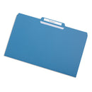 File Folders, Legal Size, Assorted Color, 100 Pack Folders Blue Summit Supplies 