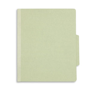 Classification Folders with 3 Dividers, Letter Size, Grey/Green, 10 Count Folders Blue Summit Supplies 