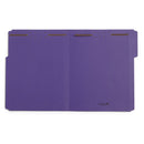 Fastener File Folders, Letter Size, Purple, 50 Pack Folders Blue Summit Supplies 