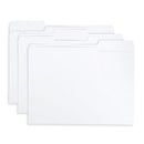 File Folders, Letter Size, White, 100 Pack Folders Blue Summit Supplies 