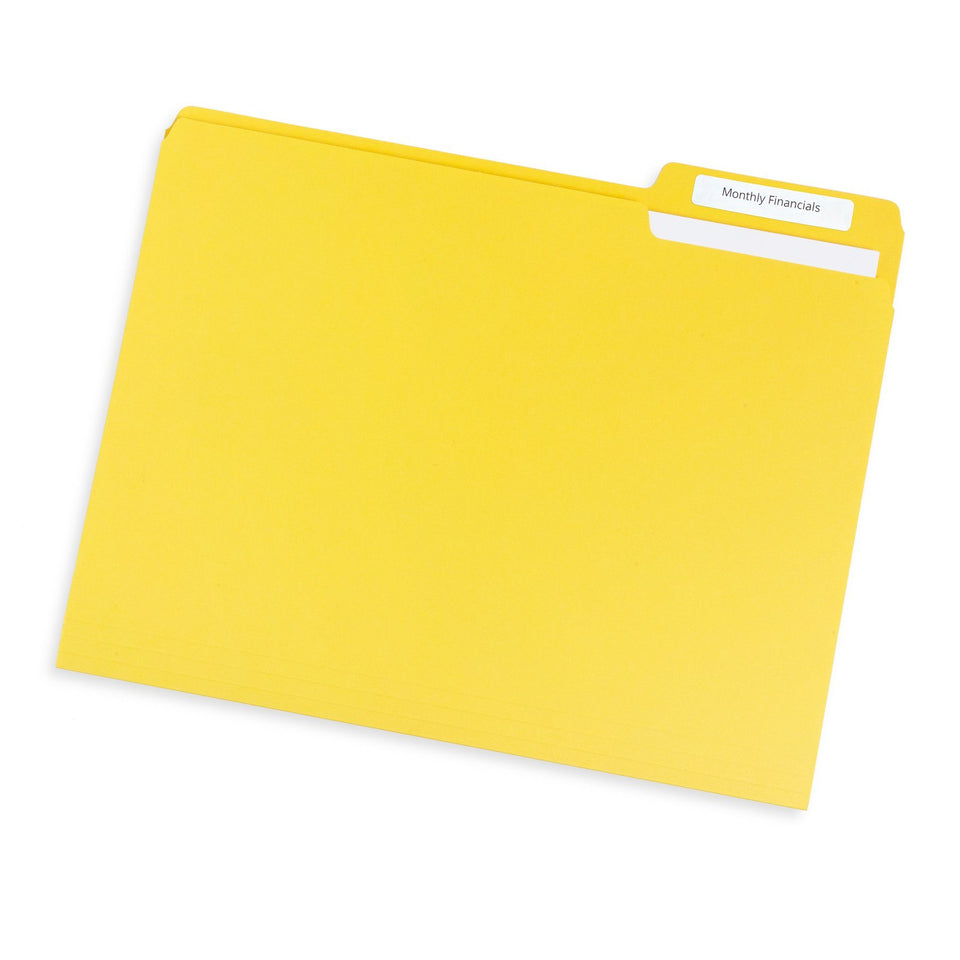 Warm Tones File Folders with 1/3 Cut Tab, Letter Size, Assorted Colors, 100 Count Folders Blue Summit Supplies 