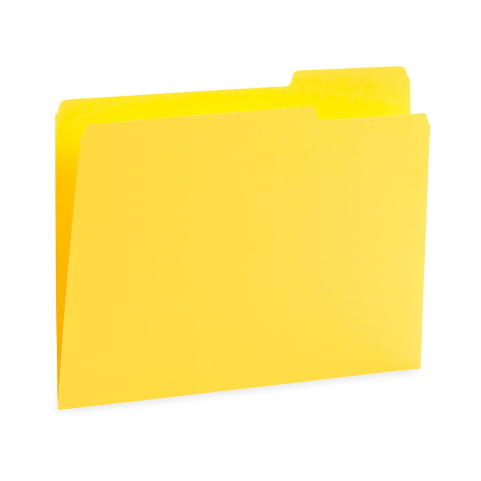 Warm Tones File Folders with 1/3 Cut Tab, Letter Size, Assorted Colors, 100 Count Folders Blue Summit Supplies 