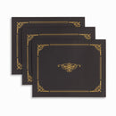 Black Award Certificate Holders with Gold Foil, Letter Size, 25 Pack Folders Blue Summit Supplies 