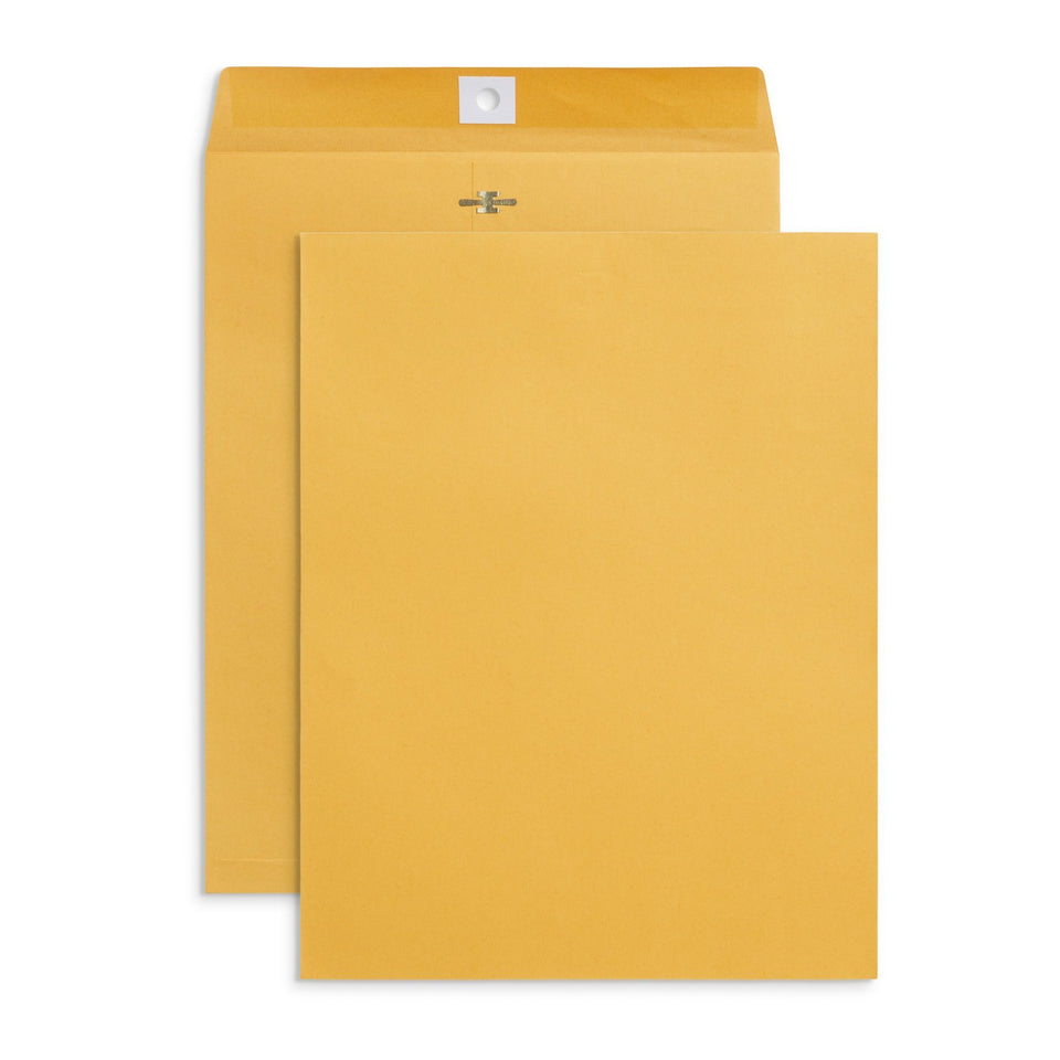 Large Clasp Envelopes, 10” x 13”, Kraft Paper, 100 Pack Envelopes Blue Summit Supplies 