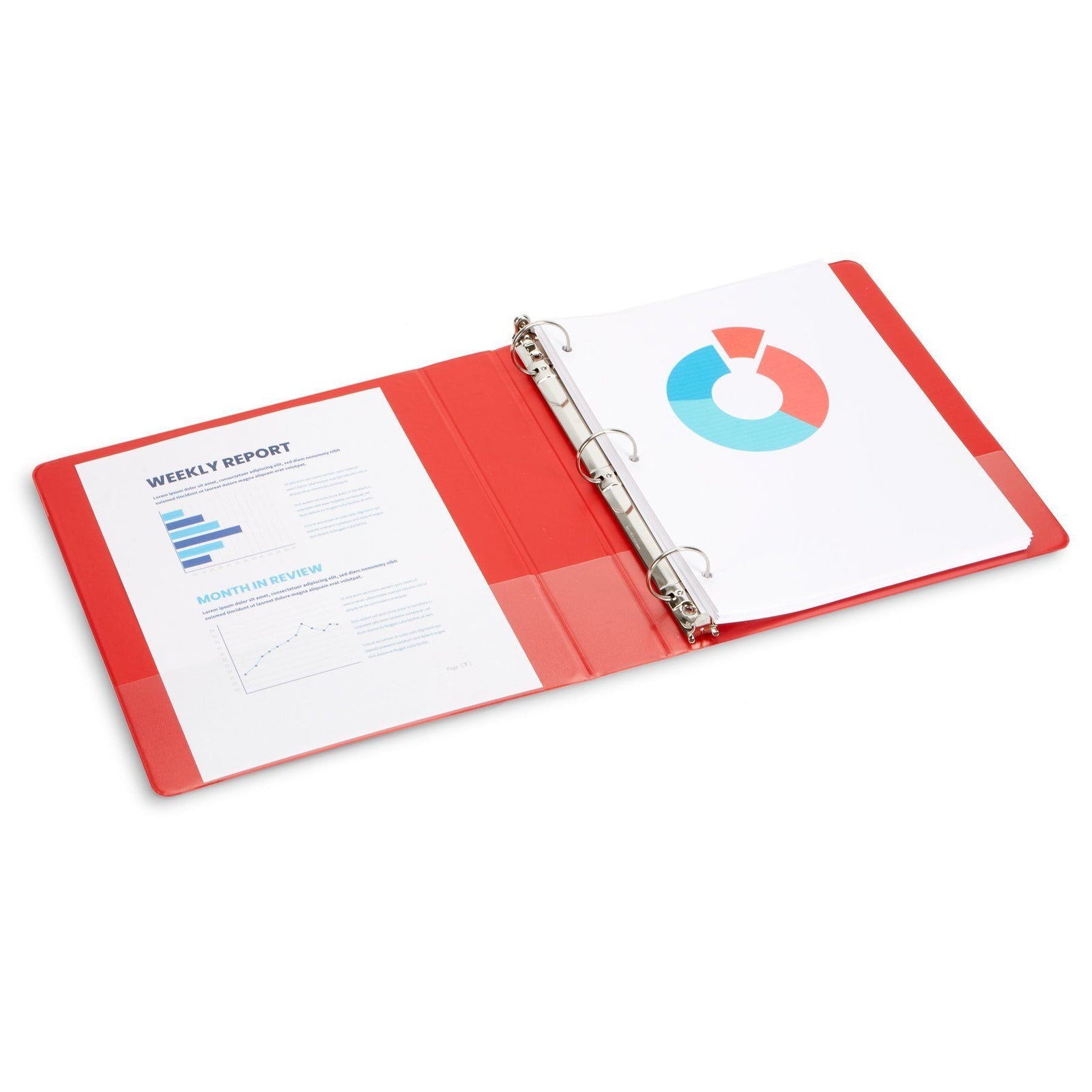 Blue Summit Supplies 1 5 Binder O Ring Assorted Bold 4 Pack