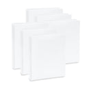 1” Mini 3-Ring Binder, White, 6 Count binders Blue Summit Supplies 