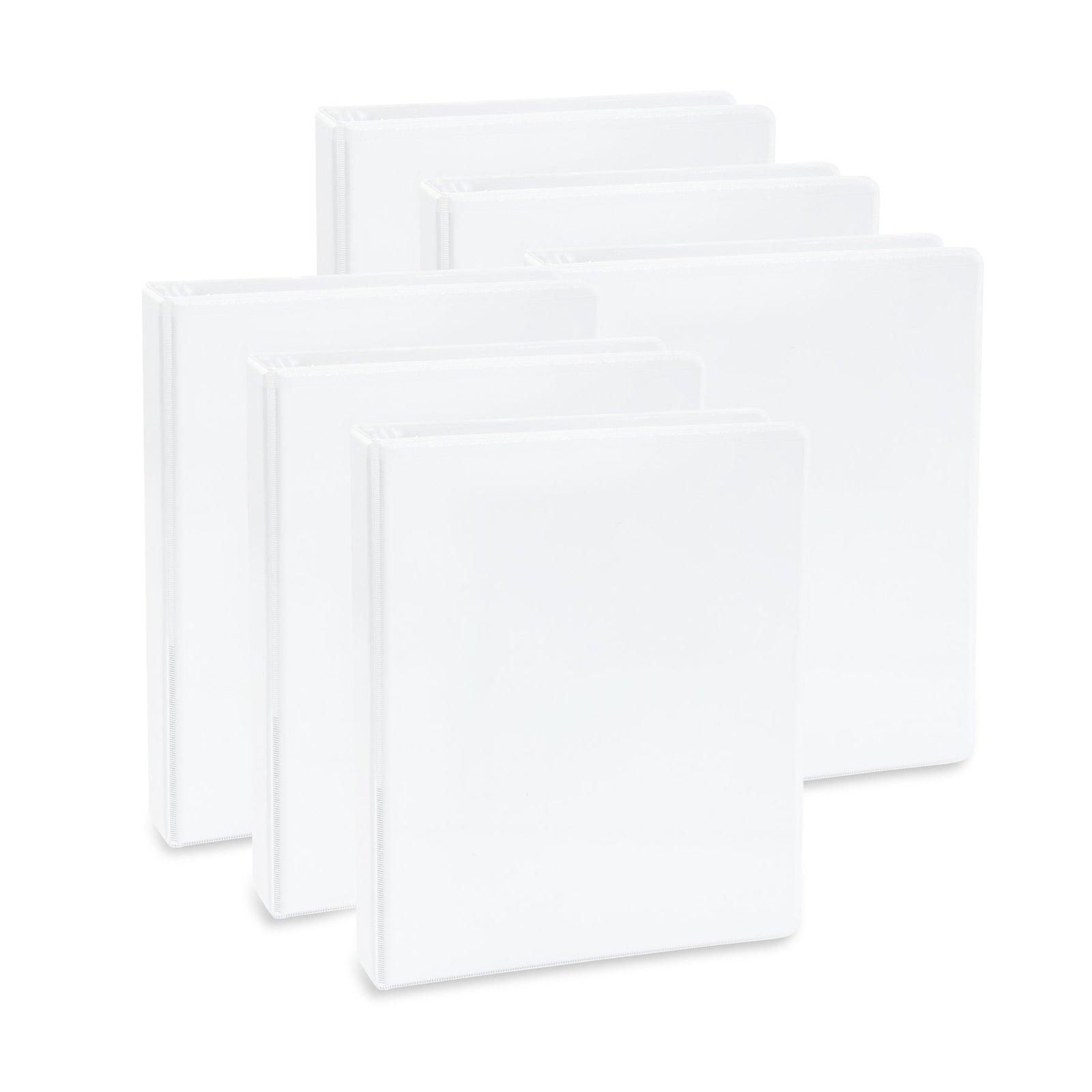 Blue Summit Supplies 1 Mini Binder O Ring White 6 Pack