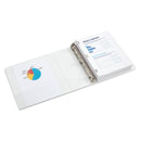 4” 3-Ring Binders, White, 2 Pack binders Blue Summit Supplies 