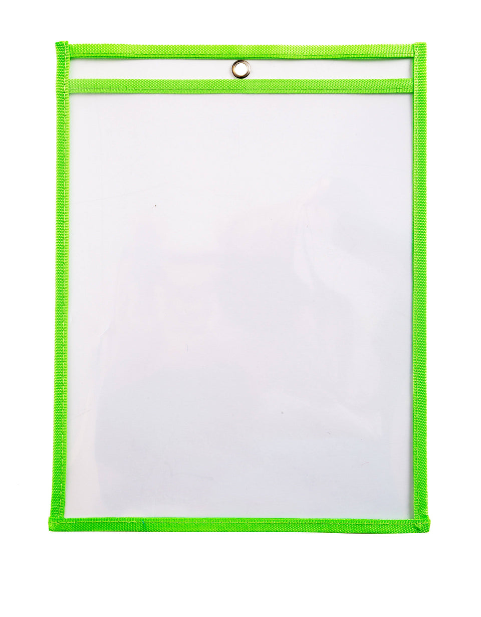 Dry Erase Pockets, 30 Pack WhiteBoard Blue Summit Supplies 