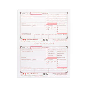 2022 Blue Summit Supplies Tax Forms, W2 Copy A Forms, 100 Forms W2 Forms Blue Summit Supplies 