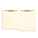 Heavyweight End Tab Fastener File Folders, Letter Size, Manila, 50 Pack Folders Blue Summit Supplies 