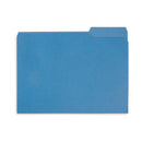 File Folders, Letter Size, Blue, 100 Pack Folders Blue Summit Supplies 