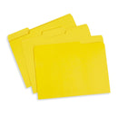 File Folders, Letter Size, Yellow, 100 Pack Folders Blue Summit Supplies 