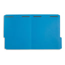 Fastener File Folders, Light Blue, 50 Pack Folders Blue Summit Supplies 