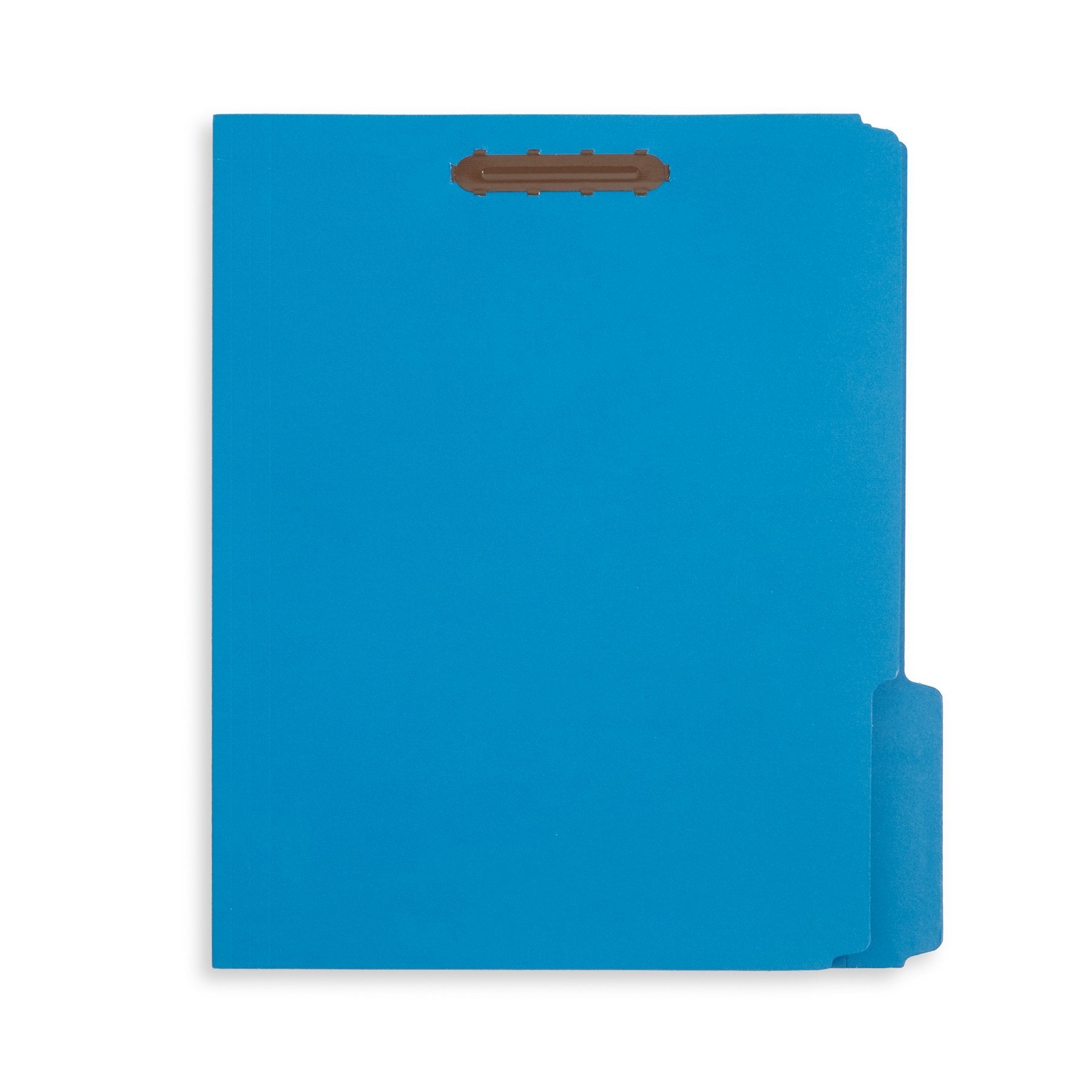 Blue Summit Supplies Fastener Folders, Reinforced, Letter, 1/3 Tab, Bl