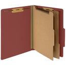 Classification Folders with 2 Dividers, Letter Size, Red, 30 Count Folders Blue Summit Supplies 