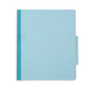 Classification Folders with 1 Divider, Light Blue, 30 Count Folders Blue Summit Supplies 