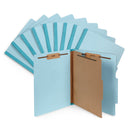 Classification Folders with 1 Divider, Light Blue, 30 Count Folders Blue Summit Supplies 