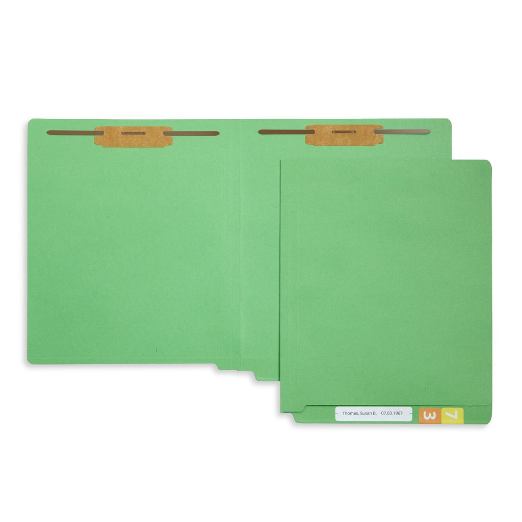 Blue Summit Supplies Fastener Folders, Reinforced, Letter, End Tab, Gr