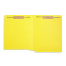 End Tab Fastener File Folders, Letter Size, Yellow, 50 Pack Folders Blue Summit Supplies 