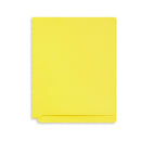 End Tab Fastener File Folders, Letter Size, Yellow, 50 Pack Folders Blue Summit Supplies 