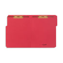 Blue Summit Supplies Fastener Folders, Reinforced, Letter, 1/3 Tab, Red, 50 Pack Fastener Folders Blue Summit Supplies 