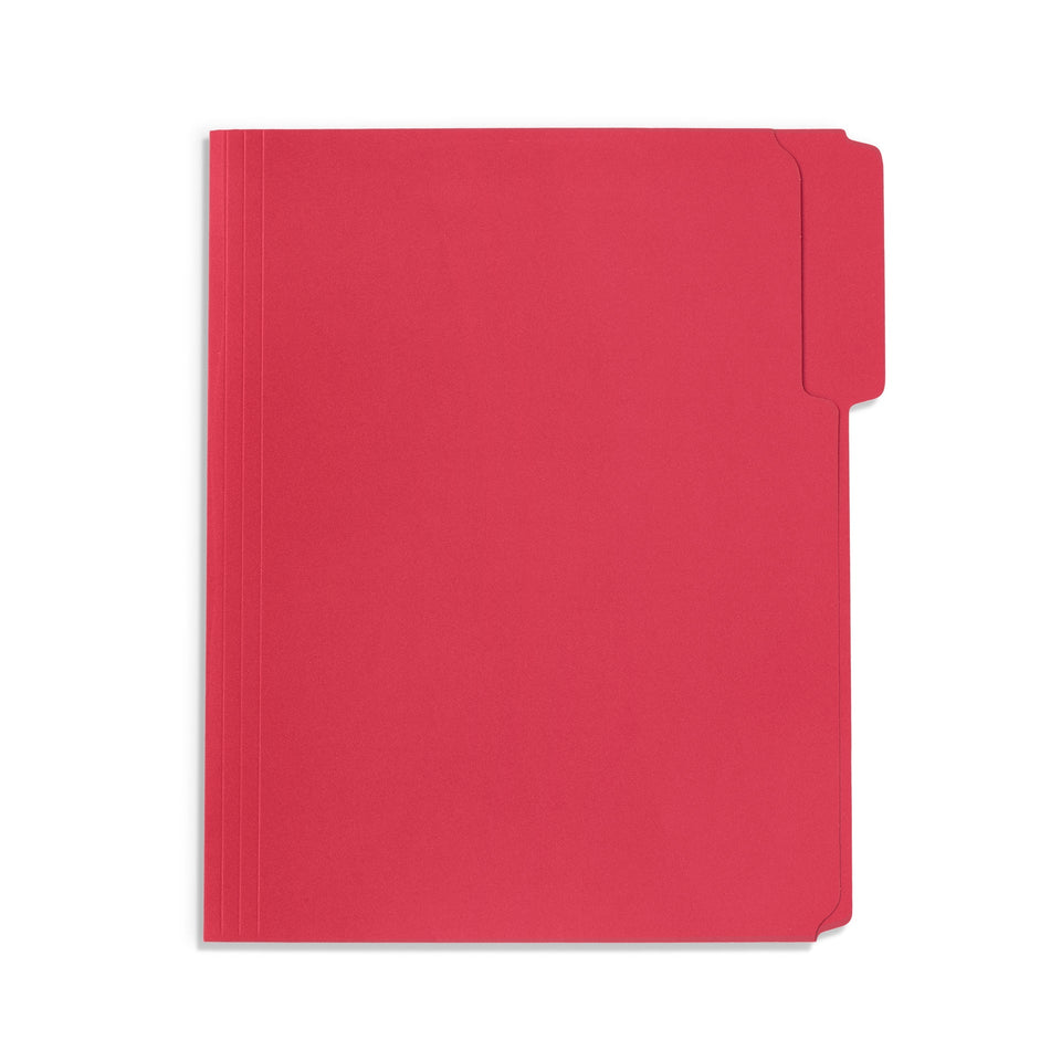 Blue Summit Supplies Fastener Folders, Reinforced, Letter, 1/3 Tab, Red, 50 Pack Fastener Folders Blue Summit Supplies 