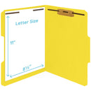 Fastener File Folders, Letter Size, Yellow, 50 Pack Folders Blue Summit Supplies 