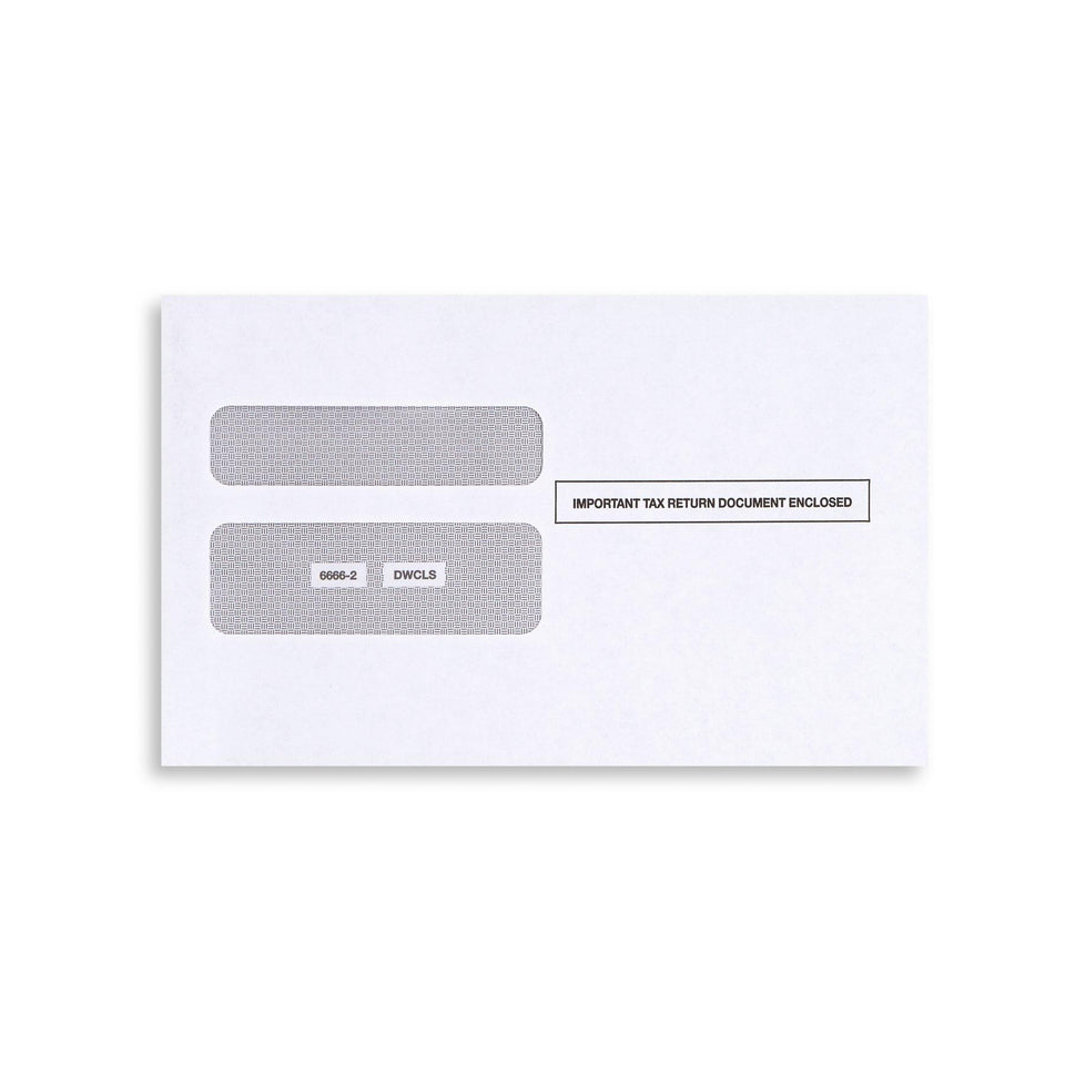 W2 Tax Form Envelopes, Self Seal, 50 Count Envelopes Blue Summit Supplies 