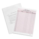 HIPAA Compliant Sign-In Sheets, Burgundy, 125 Count Business Forms Blue Summit Supplies 