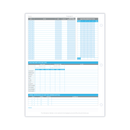 Blue Summit Supplies Employee 2023 Attendance Sheets, Hole Punched, 50 Pack Sign-In Logs Blue Summit Supplies 