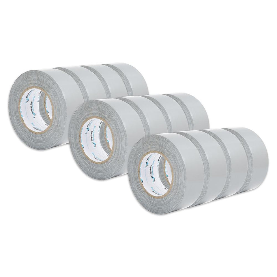 Heavy Duty Duct Tape, 12 Pack Tape Blue Summit Supplies 