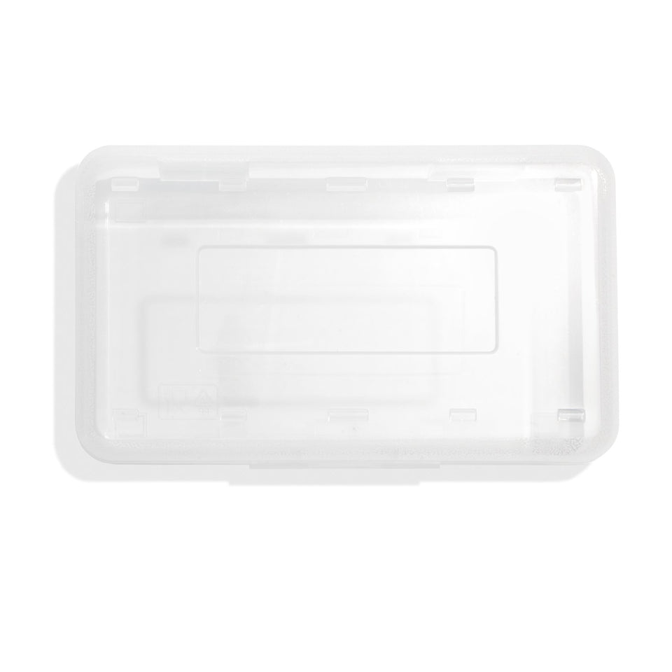 Clear Plastic Pencil Box, 4 Pack Pencil Boxes Blue Summit Supplies 