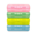 Glitter Plastic Pencil Box, 4 Pack Pencil Boxes Blue Summit Supplies 