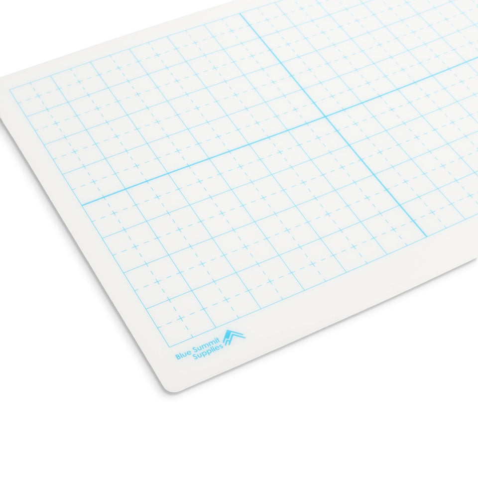 Graphing Dry Erase Sheets, 30 Pack WhiteBoard Blue Summit Supplies 