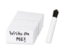 Dry Erase Magnetic Labels, 2” x 4”, 25 Pack Dry Erase Magnets Blue Summit Supplies 