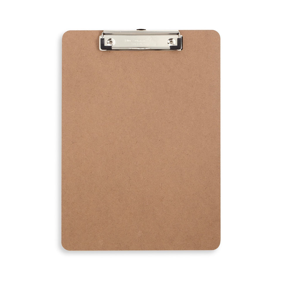 Hardboard Clipboards, Low Profile Clip, 30 Pack Clipboards Blue Summit Supplies 