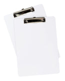 Whiteboard Clipboards, Low Profile Clip, 6 Pack Clipboards Blue Summit Supplies 