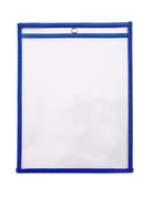 Dry Erase Pockets, 10 Pack WhiteBoard Blue Summit Supplies 