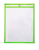 Dry Erase Pockets, 10 Pack WhiteBoard Blue Summit Supplies 