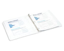 1/2" 3-Ring Economy Binders, White, 10 Pack binders Blue Summit Supplies 
