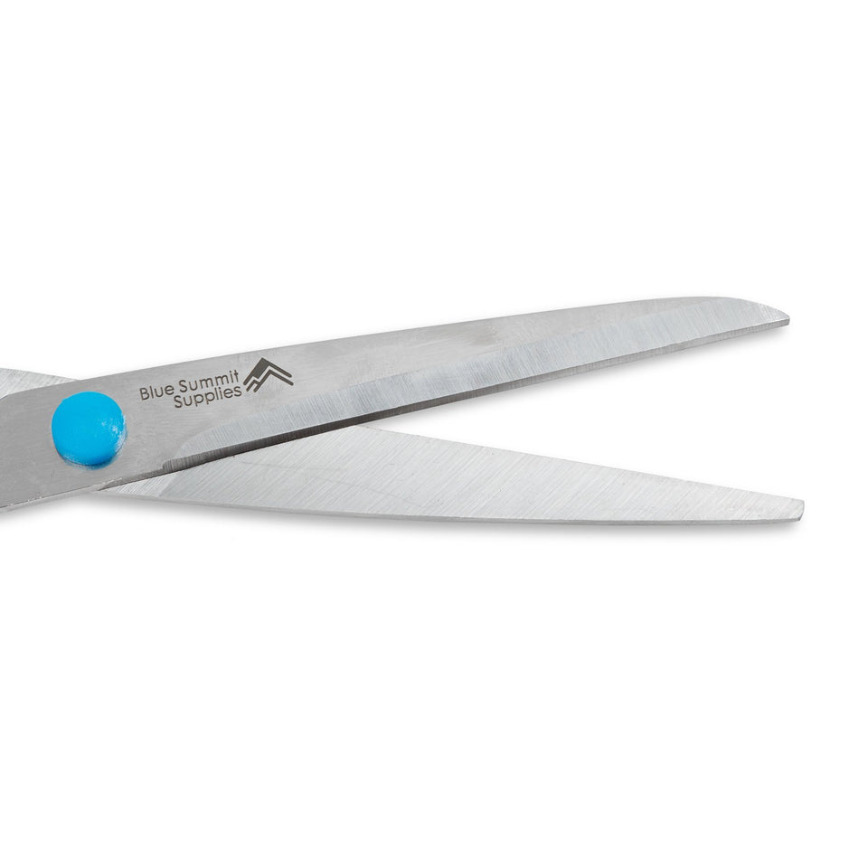 ACM15452 Preferred Line Stainless Steel Scissors, 8 Long, Blue, 2/Pack